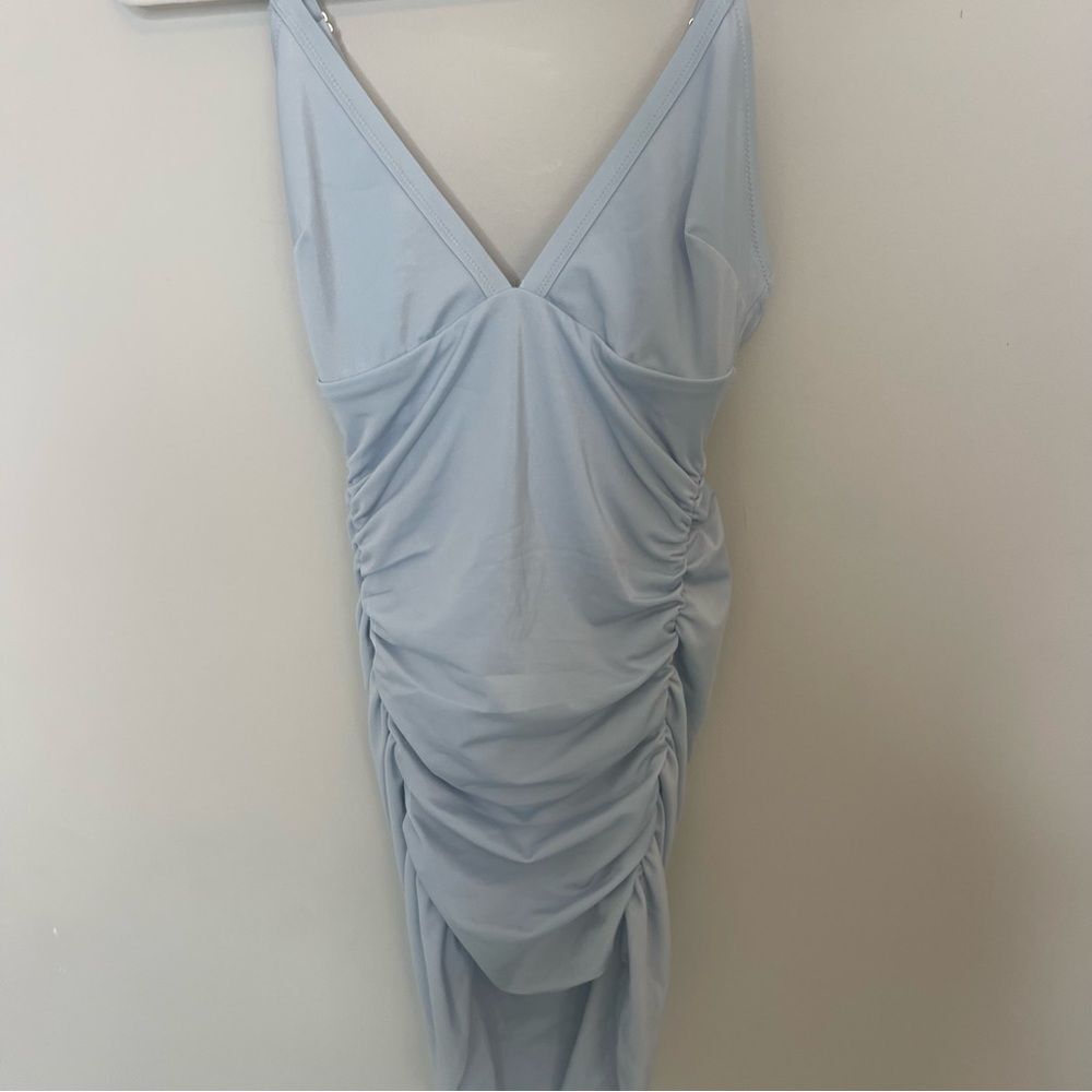 We Are HAH Blue Convertible Bathing suite dress XS NWOT - Picture 6 of 7